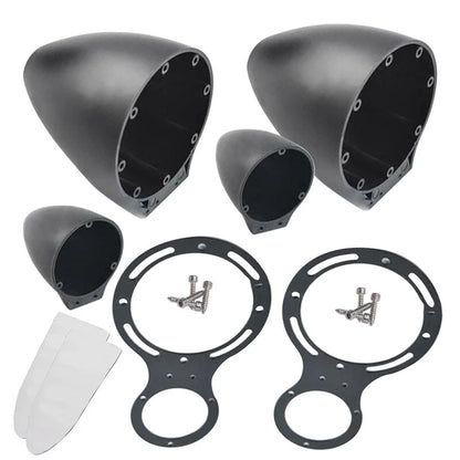 3.5" Mid-Range Speakers & Tweeter Bracket Shell for Car