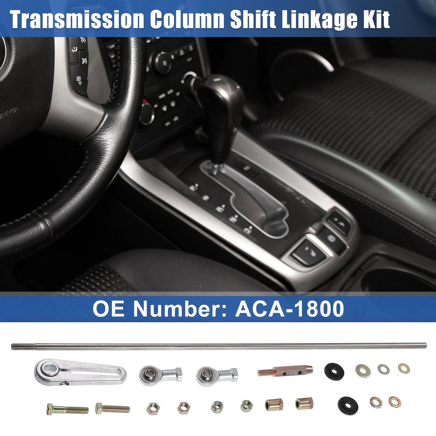 Adjustable Transmission Column Shift Linkage Kit for Chevrolet TH-350