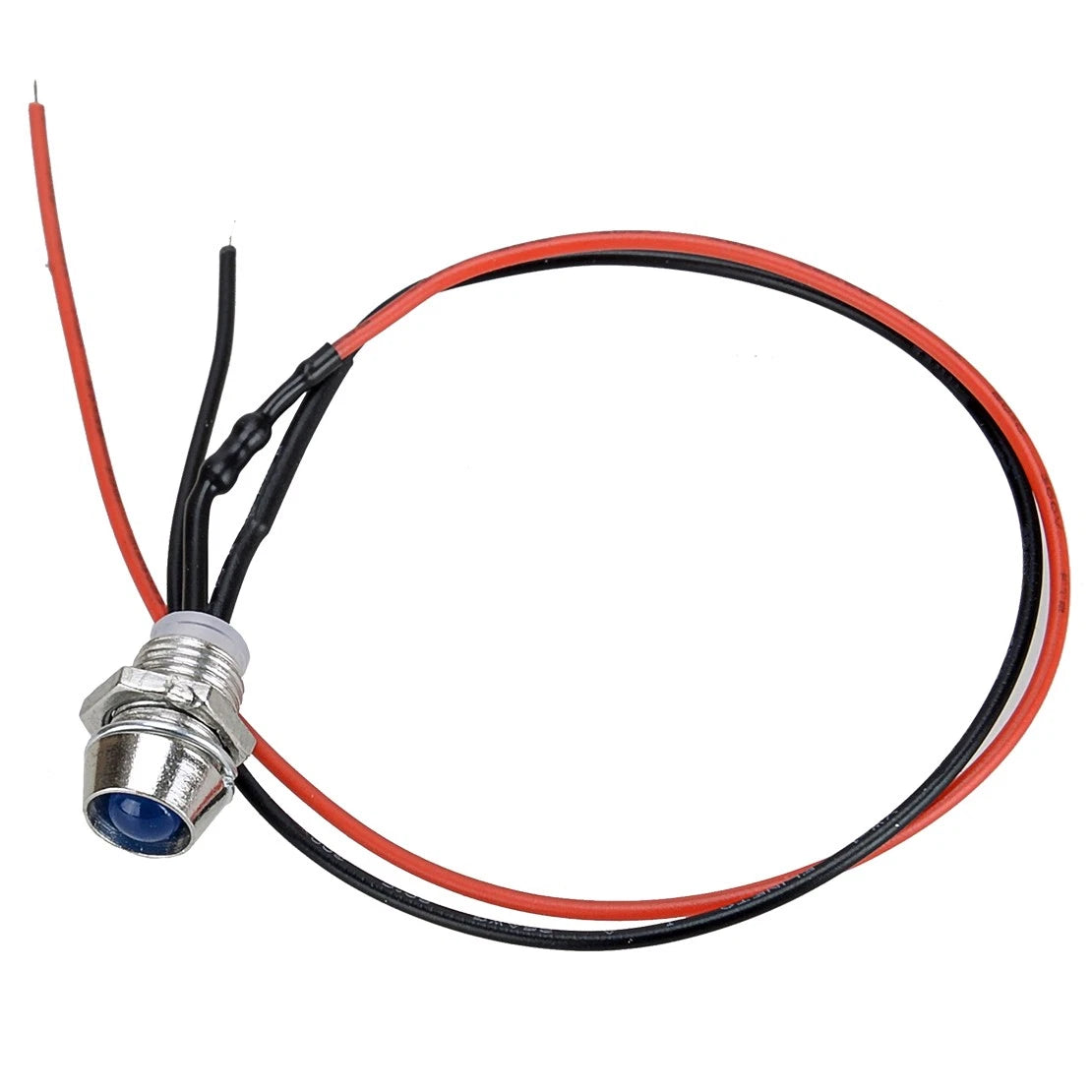 10 x Blue 8mm LED Indicator Lamp for Dash Panel Light Bulb