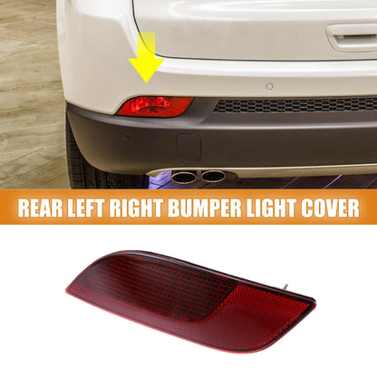 Driver Side Rear Bumper Reflector for Jeep Compass (2017-2023) - ABS Red