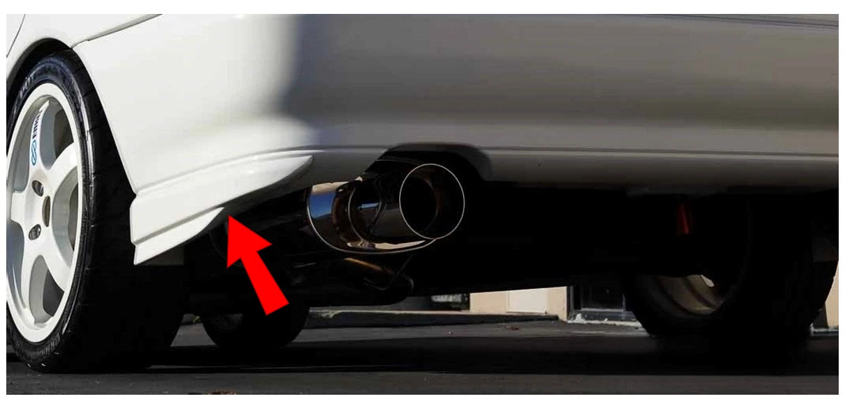 FRP Rear Bumper Side Skirts for Mitsubishi Lancer Evo 1-3 (1992-1995)