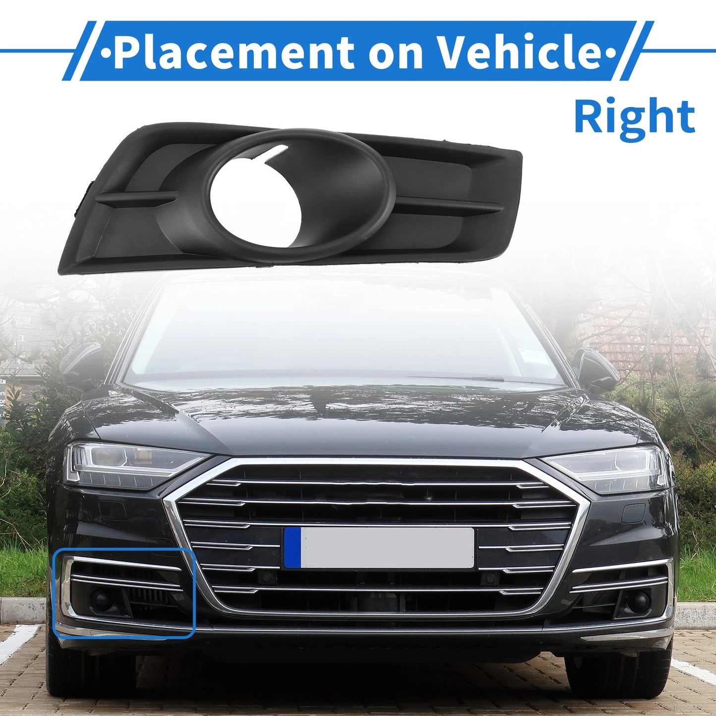 1 Pc Front Right Fog Light Grill for Chevrolet Cruze (2011-2015)