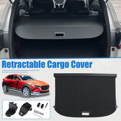 Retractable Cargo Cover for Mazda CX-30 (2020-2023) Waterproof Non-Slip