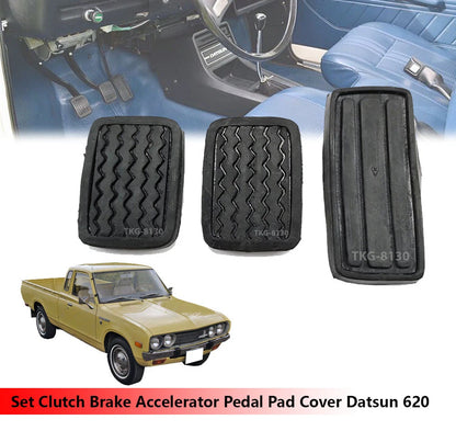 Clutch Brake Accelerator Pedal Pad for Nissan Datsun 620 UTE (1972-1979)