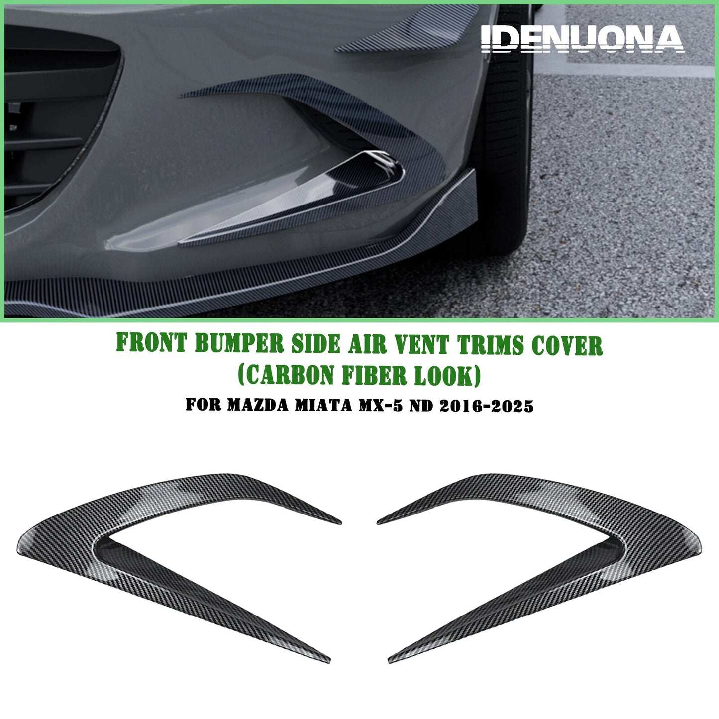 Front Side Air Vent Trims Cover for Mazda Miata MX-5 (2016-2025)