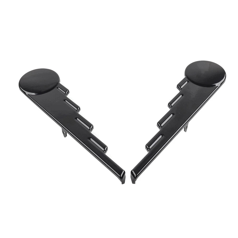 Black Saddlebag Trim Speed Ball Wing for Harley Touring Road King (2009-2023)