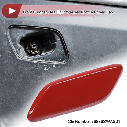 Front Left Washer Nozzle Cover for Honda CR-V 2009-2011 Red