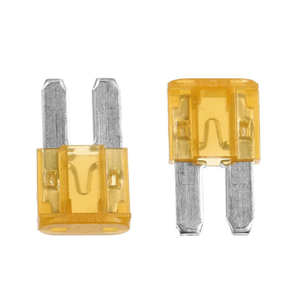 25 x 5A Mini Blade Fuses for Car, Boat, Truck, RV, Motorcycle - Orange