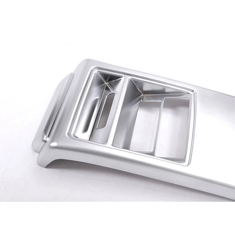 Chrome Rear AC Outlet Vent Panel Frame Cover Trim For Discovery Sport 2015-2018