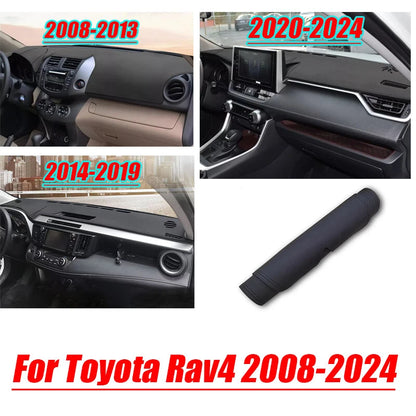 Dashboard Dash Cover Protector Mat for Toyota Rav4 (2008–2024)