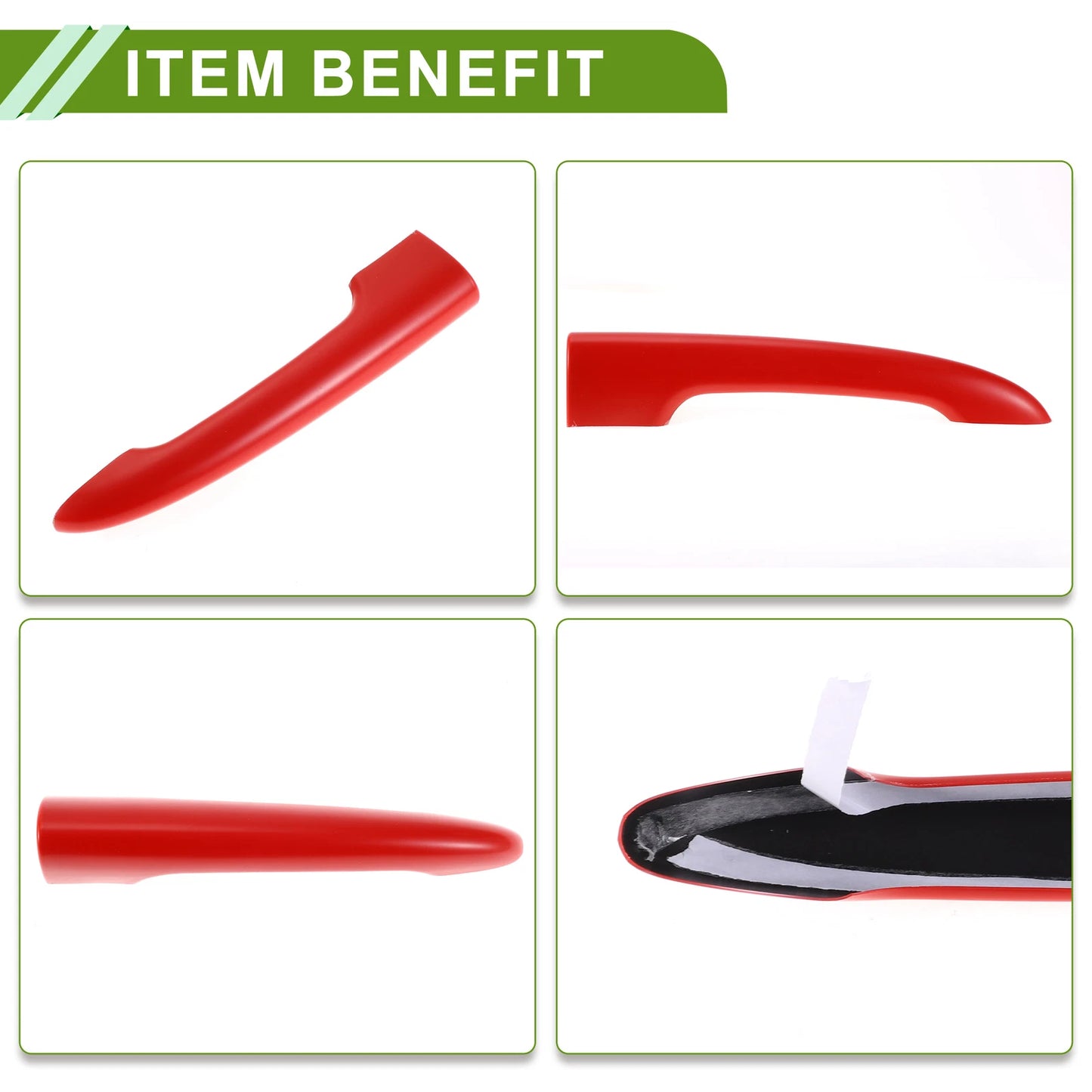 Rear Trunk Door Tailgate Handle Cover for BMW Mini R55 Clubman (2006-2014) Red