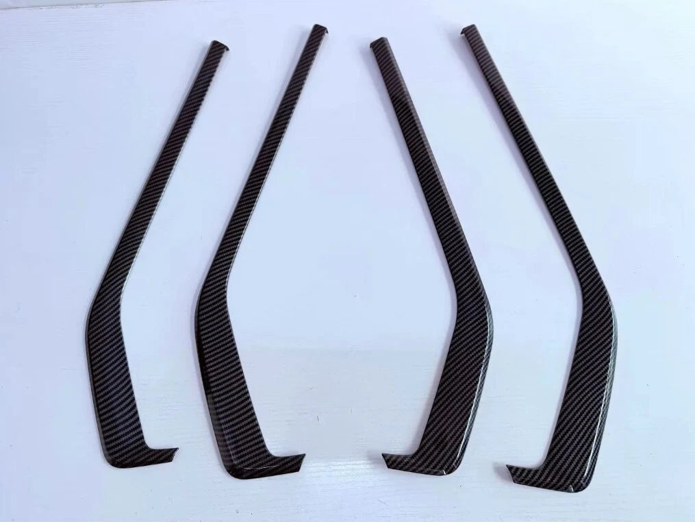 4x ABS Fiber Inner Side Door Panel Cover Trim for 2023-2025 Chevrolet Colorado
