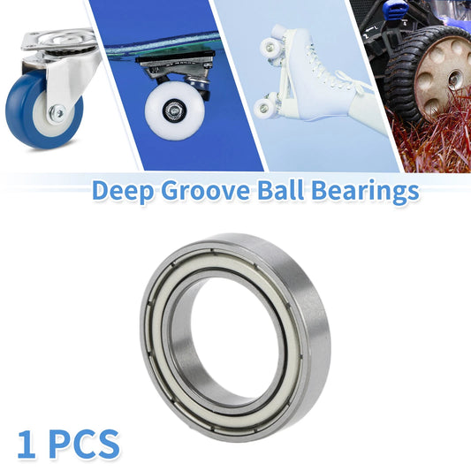 1 x Deep Groove Ball Bearings 15x24x5mm for Scooter Skateboard Wheel