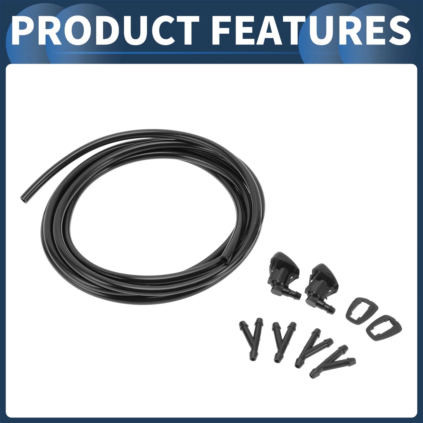 Front Windshield Washer Nozzles for Toyota Sienna (2011-2020) - 2 x Nozzles