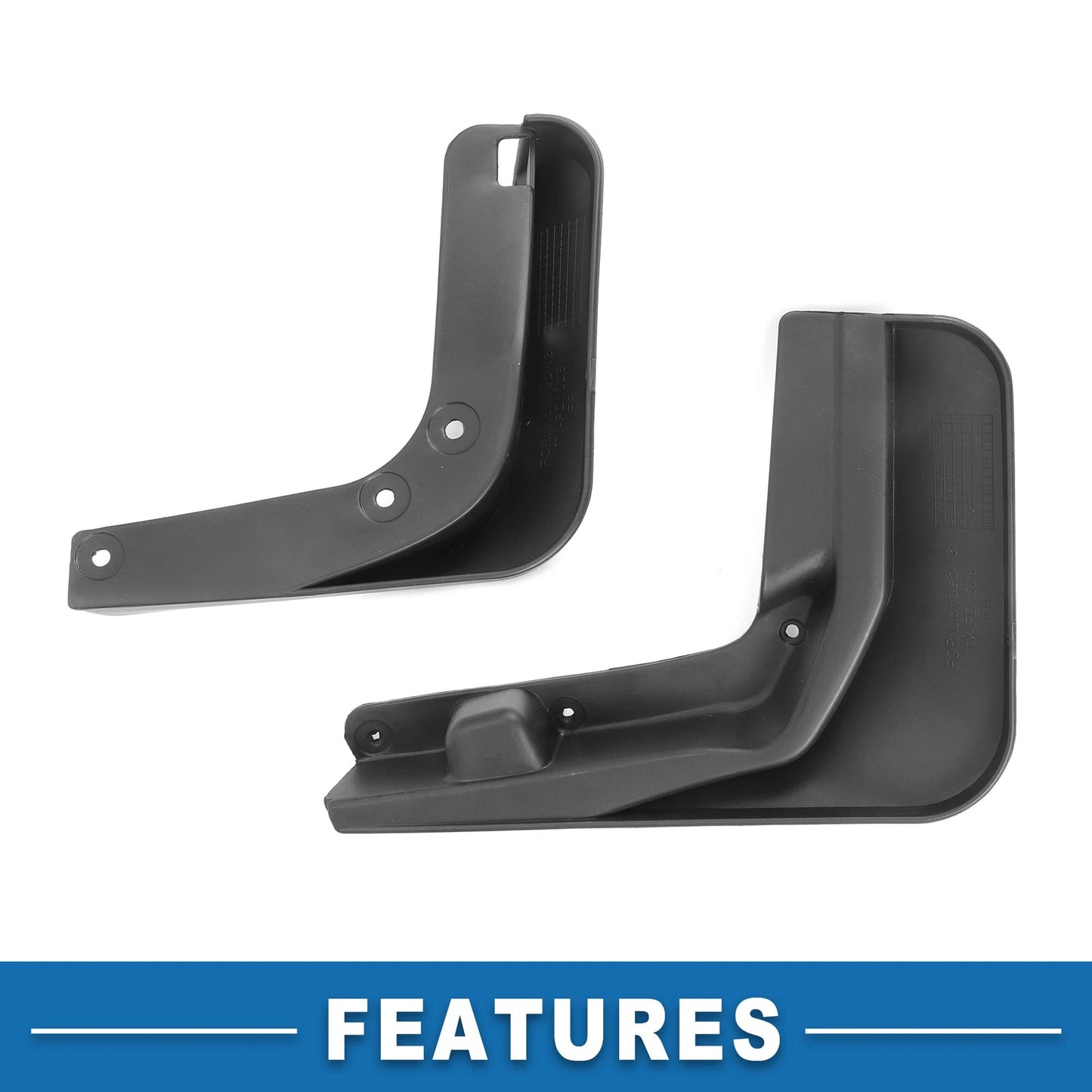 Front & Rear Mud Flap Splash Guards for Ford Fusion (2013-2018)