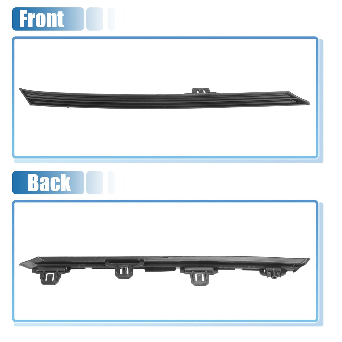 Front Bonnet Bumper Grille for Toyota RAV4 (2019-2022) - Black Grille Cover