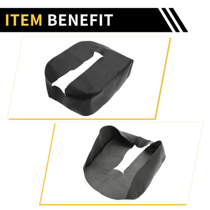 Center Console Cover for Chevrolet Silverado 1500 Microfiber Leather Black