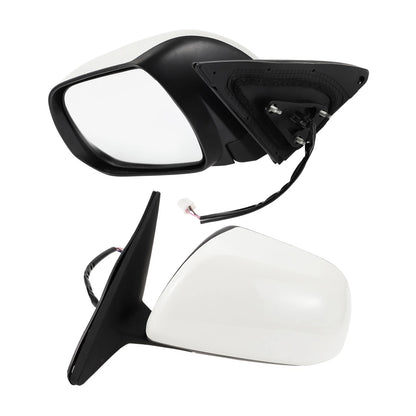 Left Side Door Mirror Replacement for Toyota Highlander Heated Mirror Glass