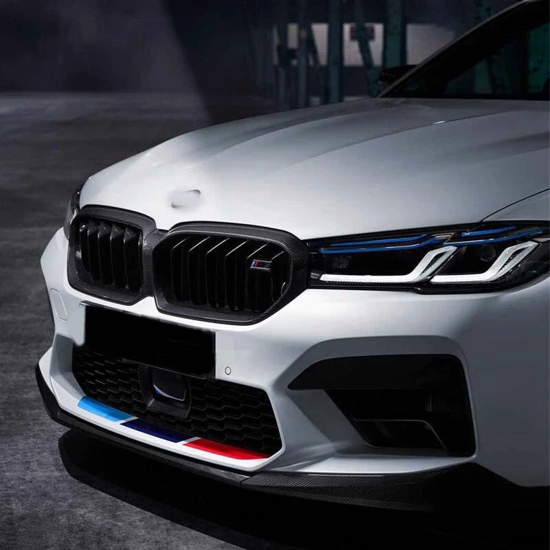 Real Carbon Fiber Front Bumper Lip Splitter Cover for BMW M5 F90 2021-2023
