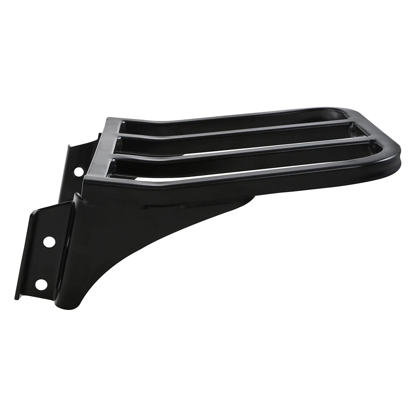 Black Detachable Rear Backrest Luggage Rack for Harley Dyna FXD FXDB (2006-2023)