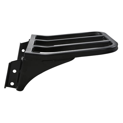 Black Detachable Rear Backrest Luggage Rack for Harley Dyna FXD FXDB (2006-2023)
