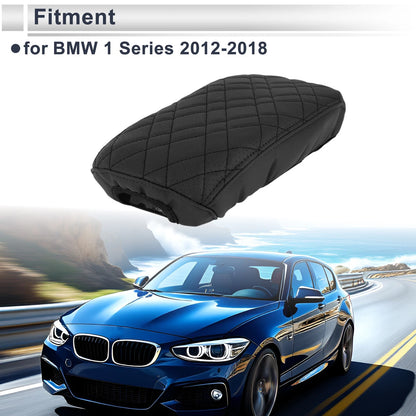 Center Console Cover for BMW 1 Series (2012-2018) Black 1 Pc