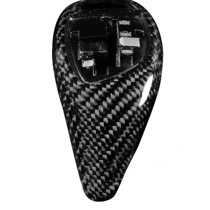 Carbon Fiber Auto Gear Shift Knob Panel For BMW 1 2 3 4 5 7 Series X1 X3 X4 X5