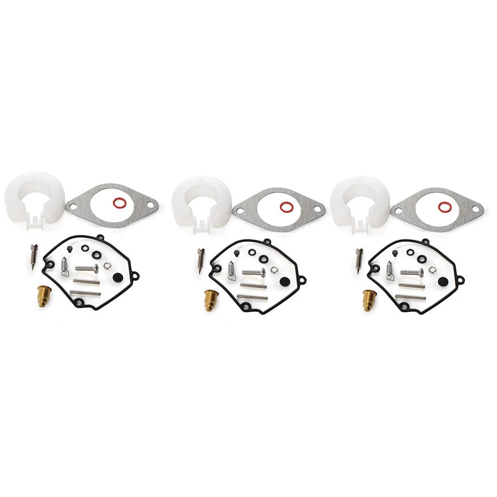 3 x Carburetor Repair Kits for Yamaha Outboard 75-90HP