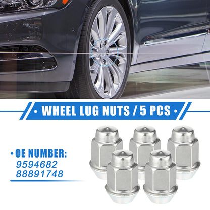 5pcs M12x1.5 Wheel Lug Nuts for Chevrolet Malibu Impala
