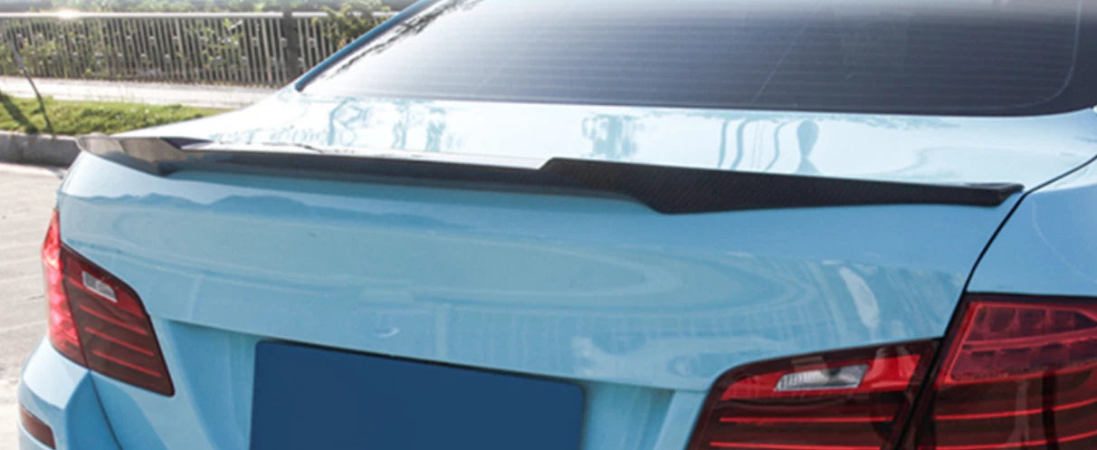 Rear M4 Style Carbon Fiber Spoiler Wing for BMW 5 Series F10 F18 (2011-2017)