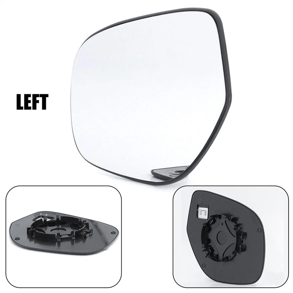 Heated Left Side Mirror Glass w/ Backing Plate for Mitsubishi Outlander (2014-20)