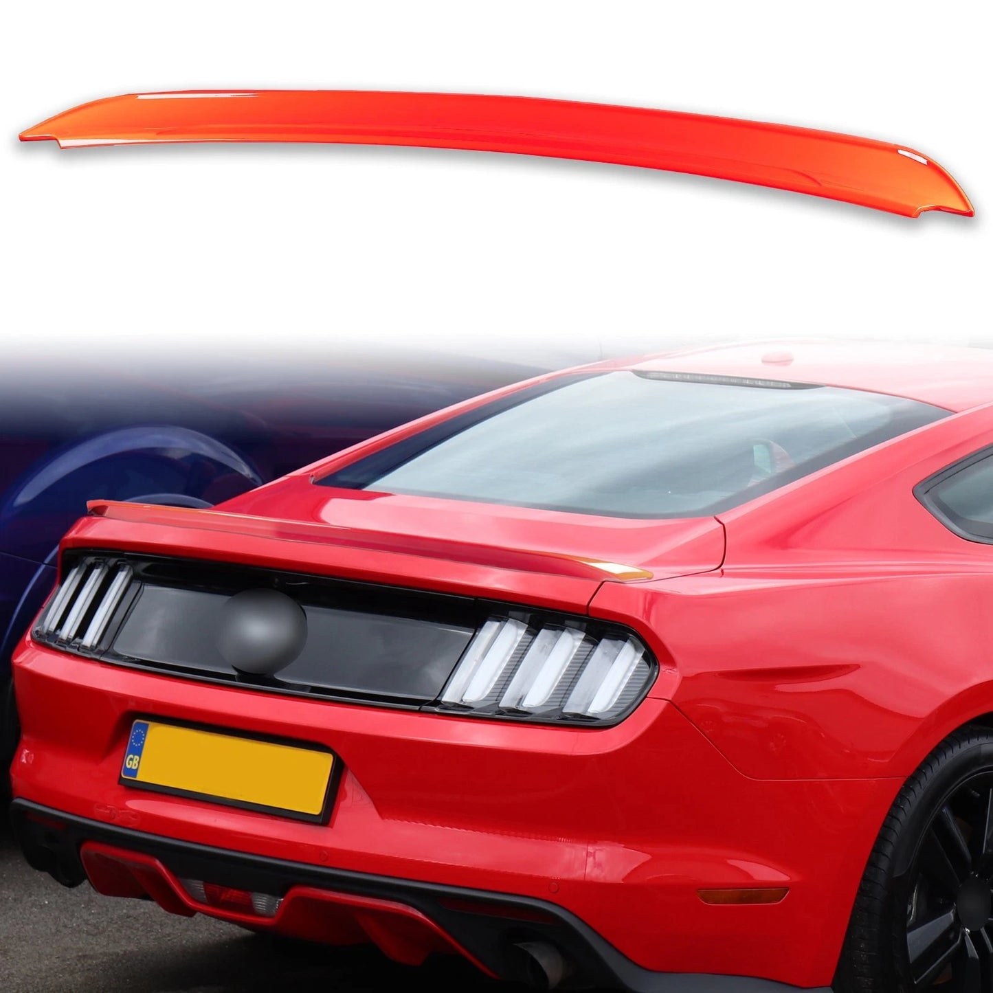GT350 Style ABS Boot Spoiler for Ford Mustang S550 (2015-2023)