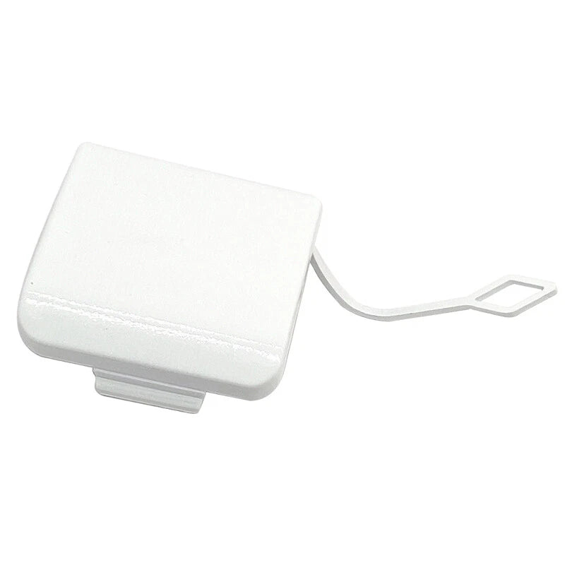 White Tow Hook Cover Cap for Mercedes-Benz C-Class W203 (2001-2007)