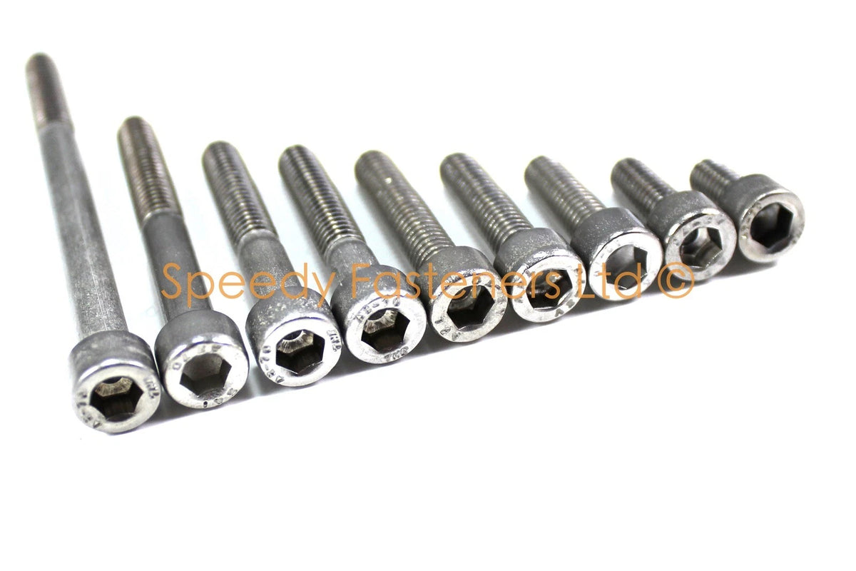 Stainless Steel Bolts m5 m6 m8 Cap Head Allen Key A2 Screw HexSocket Fixing