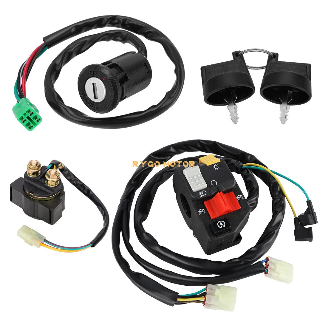 Handlebar Key Starter Relay Switch for Honda TRX450ER (2006–2014)