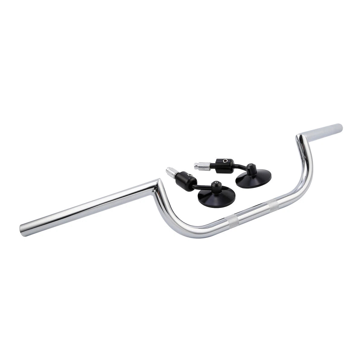 Chrome 7/8" Handlebar & Rear-View Mirrors for Yamaha Cafe Racer