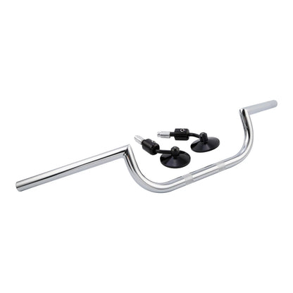 Chrome 7/8" Handlebar & Rear-View Mirrors for Yamaha Cafe Racer