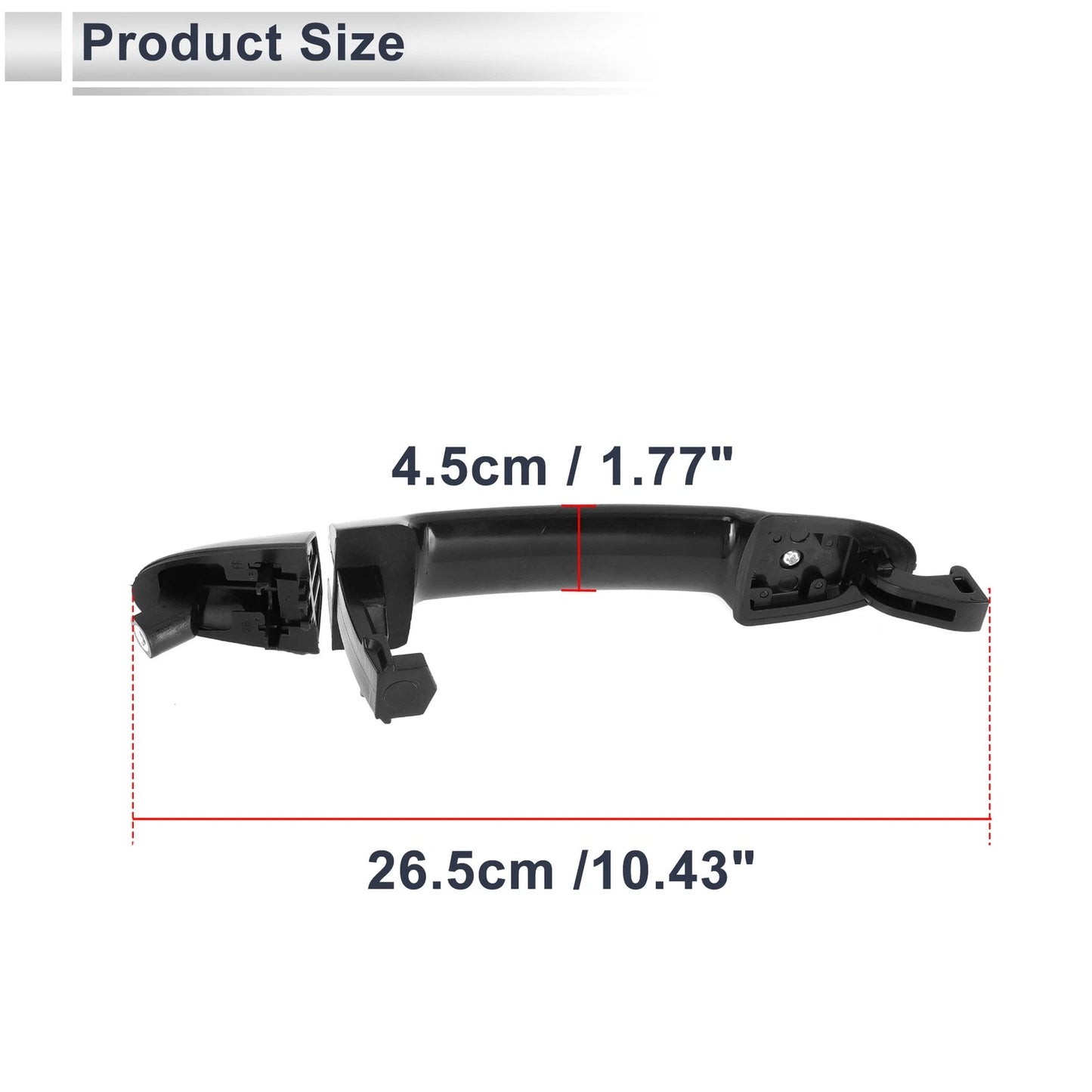 Front Right Exterior Door Handle for Hyundai Santa Fe (2007-2012)
