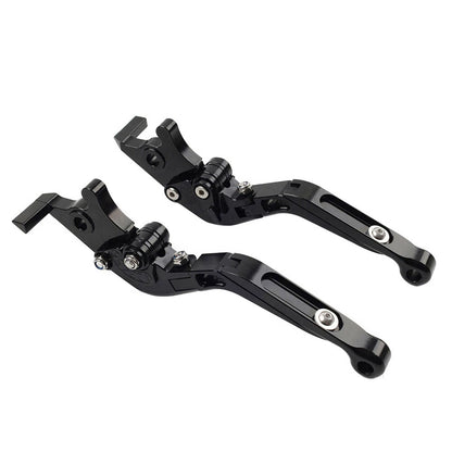 Extendable Brake Clutch Levers for BMW F650GS (2002-2007) Black