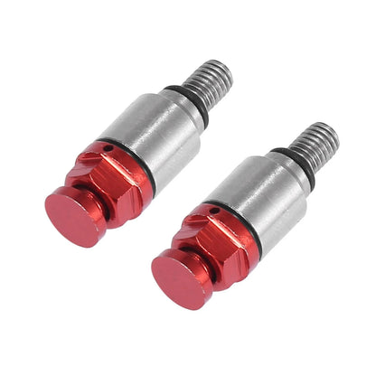 M5x0.8 Motorcycle Screw Fork Air Bleeder Valve for Honda Yamaha Red