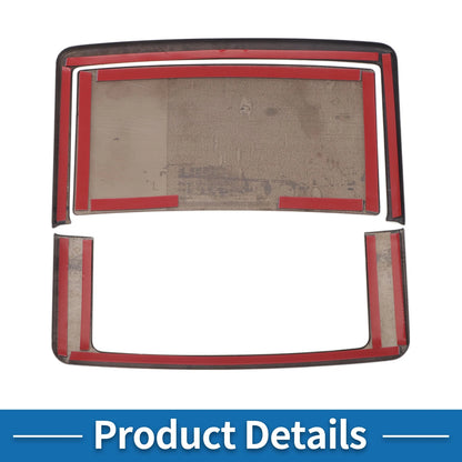 Car Front Row Headlight Trim Bezel for Nissan Rogue (2021-2024)