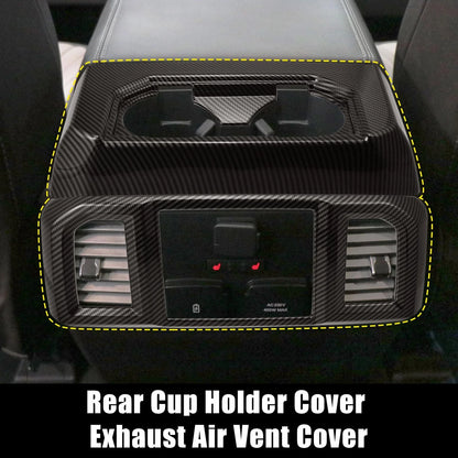 2 x Car Rear Cup Holder Covers for Ford F-150 (2015-2019)