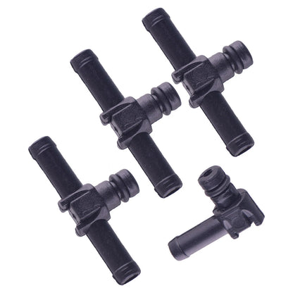 3 x Injector Return Leak Off Connectors for Denso (Fits Various Models)