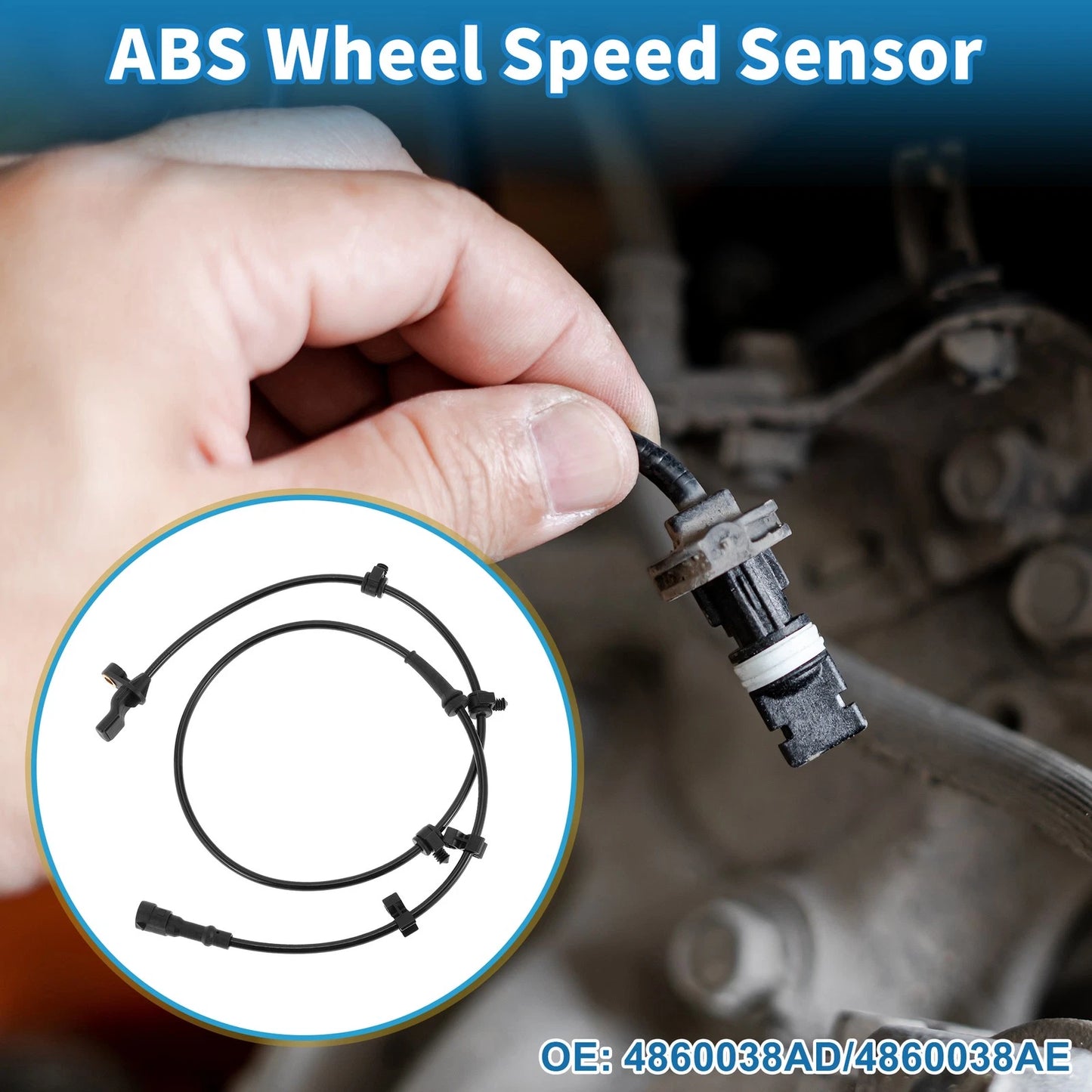 ABS Wheel Speed Sensor for Chrysler PT Cruiser Rear