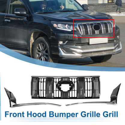 Front Upper Bumper Grille for Toyota Land Cruiser Prado 150 (2017–2020)
