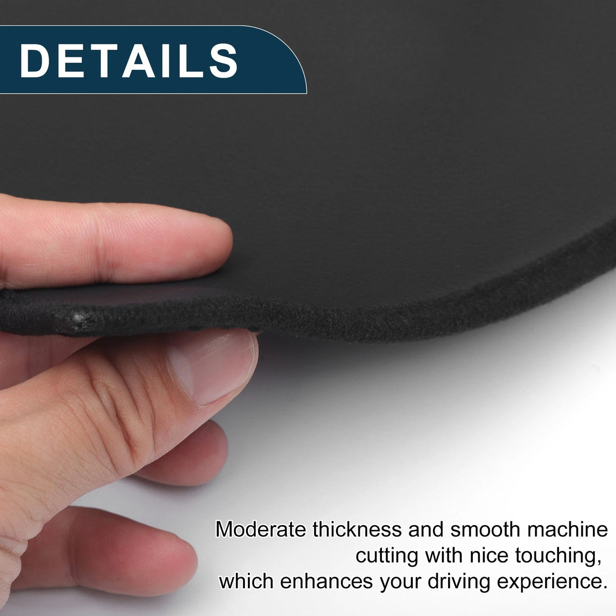 Car Door Anti Kick Pad Protector for Honda Accord 2003-2007 - Black 1 Set