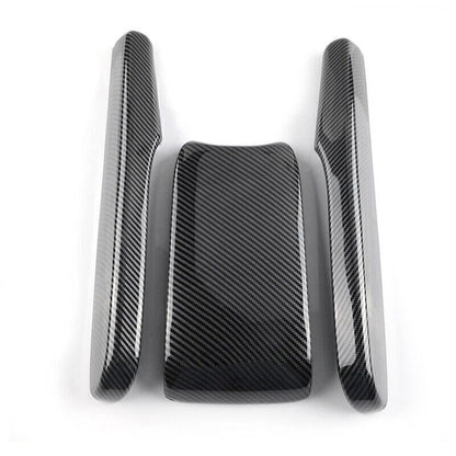 Carbon Fiber Look Central Armrest Box Panel for 2016-2021 Honda Civic