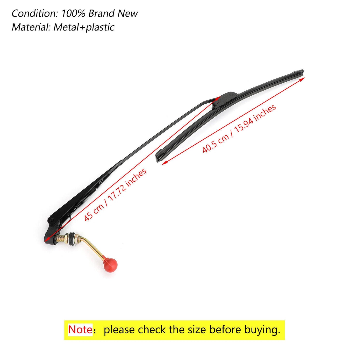 Windscreen Wiper for Polaris RZR 900/1000 (2015-2023)