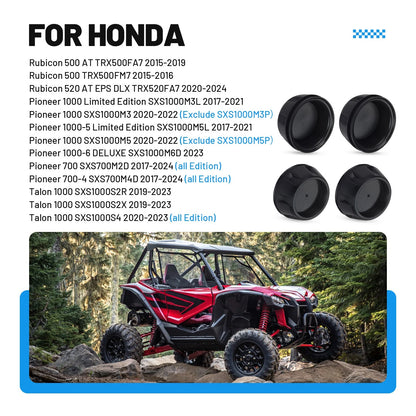 2x Cap Wheel Center for Honda Pioneer 700-4 (2014–2023)