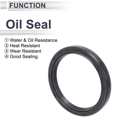 Oil Seal 58x72x8mm NBR Rubber Rotary Shaft Seal 5 Pcs